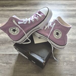 NEW Converse Purple-Pink High-Top Sneakers